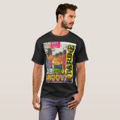 JAMAÏCAIN LENTE DANSE /LOVE Basic Dark T-Shirt (Devant entier)