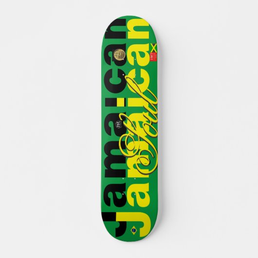 JAMAÏCAINE SOUL 7 3/4" Planche de skateboard (Devant)
