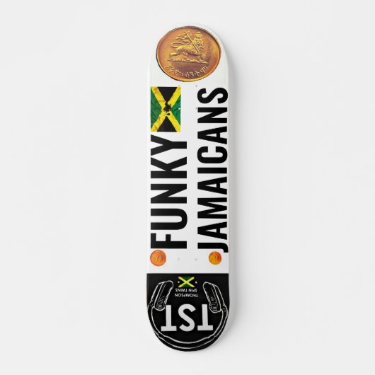 JAMAÏCAINS FUNKY 7 3/4" Planche de skateboard (Devant)