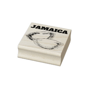 Jamaican Beef Patty Patties Food Cooking JAMAICA Rubberstempel