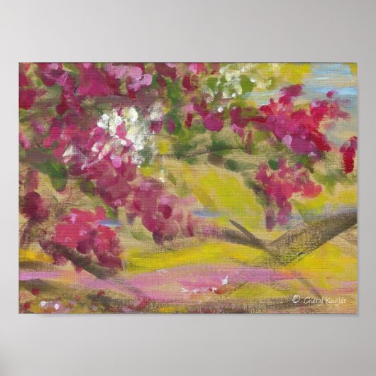 Jamaican Bougainvillea/Artist Print (Voorkant)