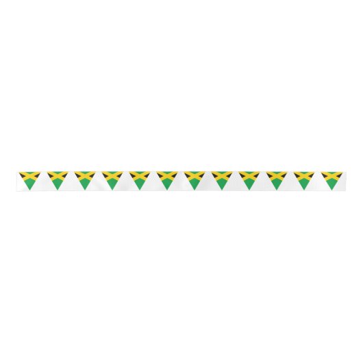 Jamaican Flag Bunting Style Cake Lint (Voorkant)
