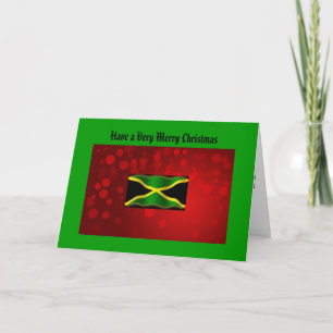 Jamaican Flag Christmas Kaart