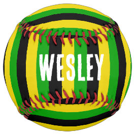 Jamaican Flag Colors Striped