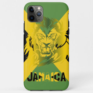 Jamaican Flag Lion Phone Case
