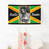 Jamaican Flag Photo Afstuderen Spandoek (Insitu)