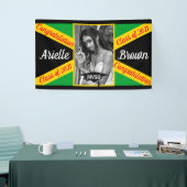 Jamaican Flag Photo Afstuderen Spandoek (Beurs)