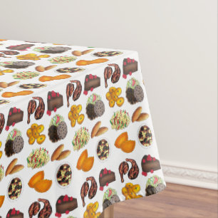 Jamaican Foods Caribbean Island Cuisine Print Tafelkleed