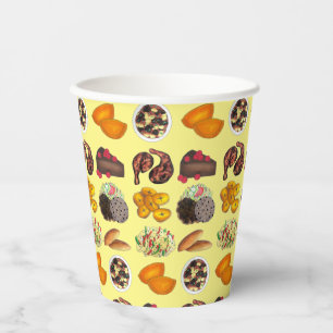 Jamaican Foods Caribbean Island keuken koken Papieren Bekers