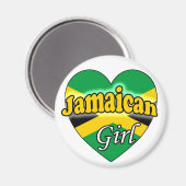Jamaican Girl Magneet (Voorkant / Achterkant)