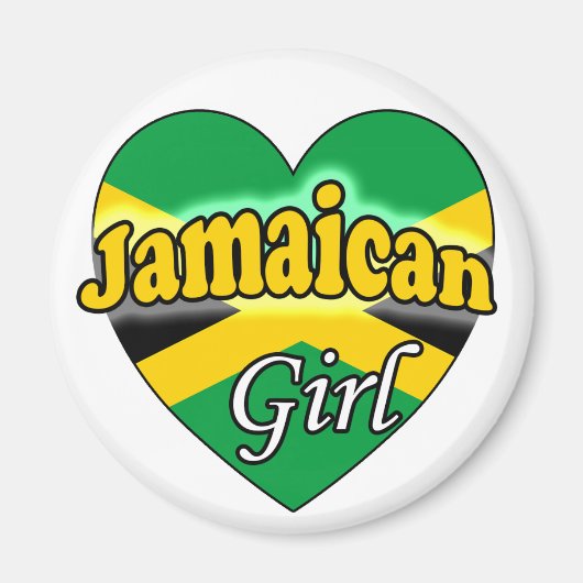 Jamaican Girl Magneet (Voorkant)