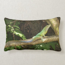 Jamaican Green Lizard Kussen