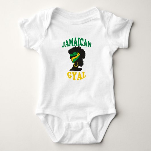 Jamaican Gyal Baby Bodysuit (Voorkant)