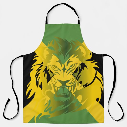 Jamaican Lion Apron Schort (Voorkant)