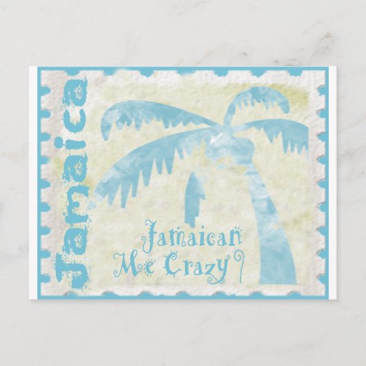 Jamaican Me Crazy Briefkaart (Voorkant)