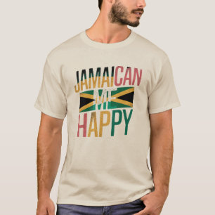 Jamaican Me Happy – Leuke Jamaica Eiland Sfeer T-shirt