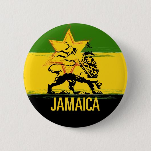 Jamaican Pin Ronde Button 5,7 Cm (Voorkant)