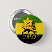 Jamaican Pin Ronde Button 5,7 Cm (Voorkant /achterkant)