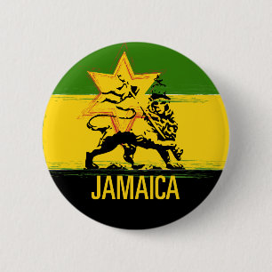 Jamaican Pin Ronde Button 5,7 Cm