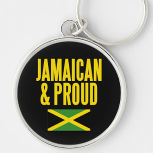 Jamaican & Proud Jamaica Flag Sleutelhanger