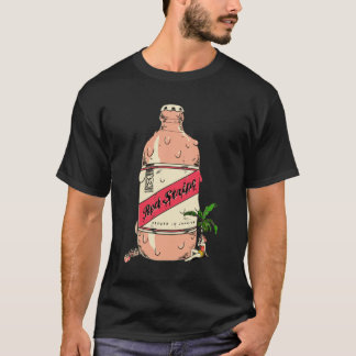 Jamaican Red Stripe Beer gemonteerd  T-shirt