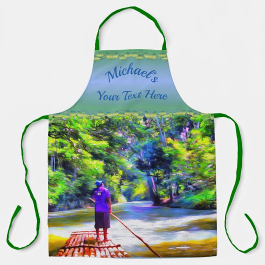 Jamaican River Raft Ride J001 Schort (Voorkant)