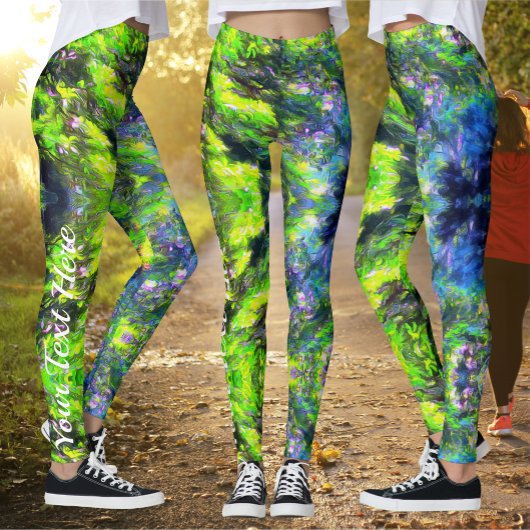 Jamaican River Trees J001 Leggings