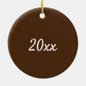 Jamaican Rum Cake Slice Caribbean Keramisch Ornament (Achterkant)