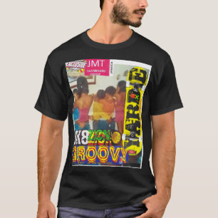JAMAICAN SLOW DANCE / LOVE Basic Donker T-shirt