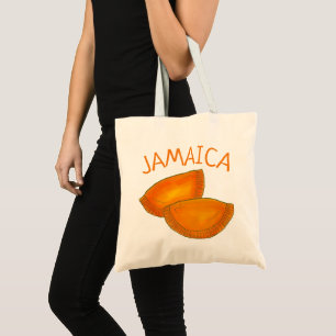 Jamaican Spicy Beef Patty Patties Jamaica Pastry Tote Bag