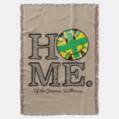 Jamaican Style Union Jack Flag Deken (Voorkant Verticaal)