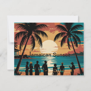 Jamaican Sunset Briefkaart