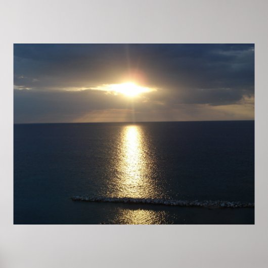 Jamaican Sunset Poster (Voorkant)