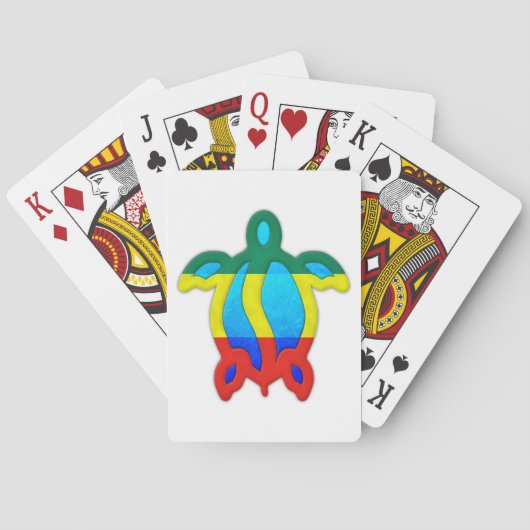Jamaican Turtle Speelkaarten (Achterkant)