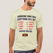 JAMAICAN YARD SALE T-shirt (Voorkant)