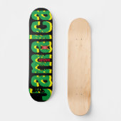 JAMAÏQUE 4EVER PLANCHE DE SKATEBOARD 7 3/4" (Recto)
