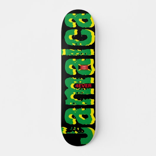 JAMAÏQUE 4EVER PLANCHE DE SKATEBOARD 7 3/4" (Devant)