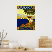 Jamaïque, affiche Vintage voyage (Cuisine)