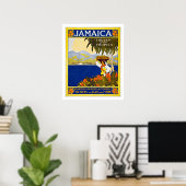 Jamaïque - Affiches Vintage voyage (Bureau à domicile)