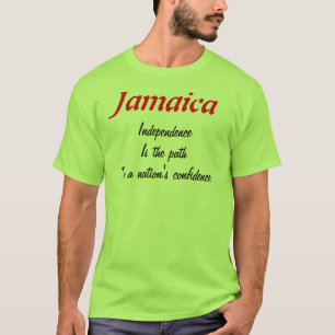 Jamaïque cinquantième ans de t-shirts indépendanti