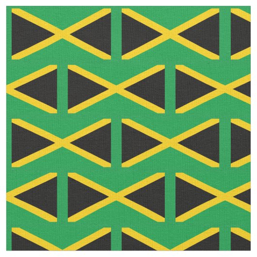 Jamaïque Drapeau tissu & mode tendance /reggae (Fermer)