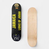 JAMAÏQUE LIONS DE JUDAH JMT7 3/4" Skateboard Deck (Recto)