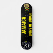 JAMAÏQUE LIONS DE JUDAH JMT7 3/4" Skateboard Deck (Devant)