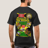 JAMAÏQUE NOIR, T-Shirt Basic Dark MESSIE (Dos)