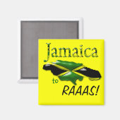 Jamaïque : Raaas Magnet (Recto/Verso)