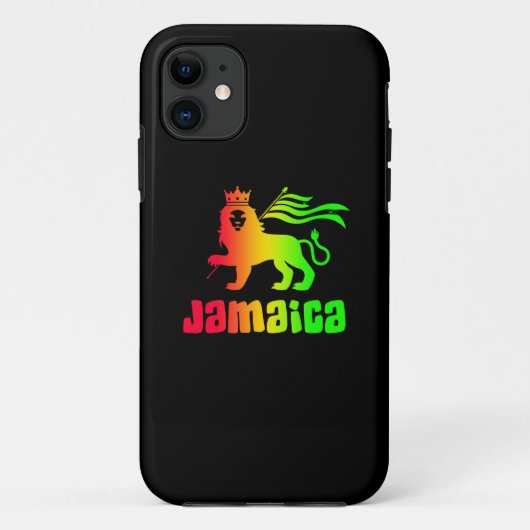 Jamaïque Rasta Lion Coque-Mate coque iphone (Dos)