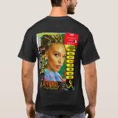JAMAÏQUE RESPECT DUE Basic Dark T-Shirt (Dos)