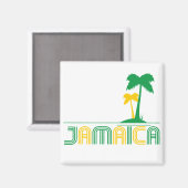 Jamaïque Retro Magnet (Recto/Verso)