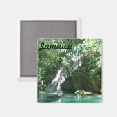 Jamaïque Somerset Falls Photo Magnet Waterfall (Recto/Verso)
