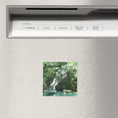 Jamaïque Somerset Falls Photo Magnet Waterfall (In Situ (Lave-vaisselle))